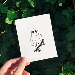 spooky ghost drawing